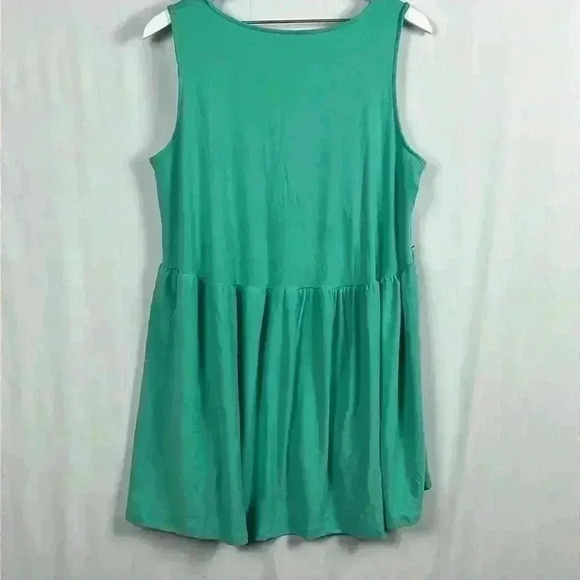 Zenana Women’s Green Tank Sundress Sleeveless Shift Style Flowy & Swingy XL - Picture 2 of 10